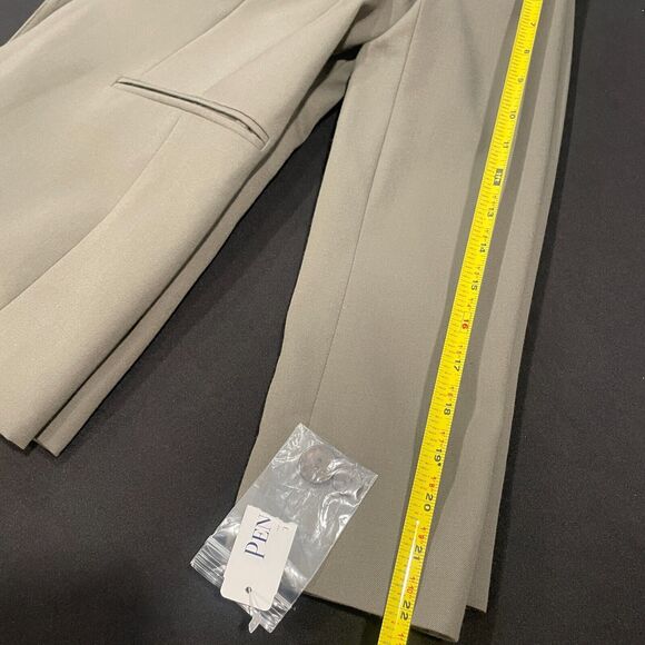 ~ New! 6p Pendleton Blazer Virgin Wool Olive Pockets Lined Seasonless Petite - Picture 8 of 16